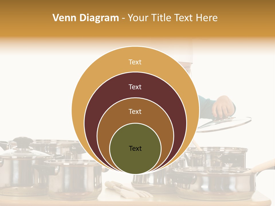 Wooden Girl Apron PowerPoint Template