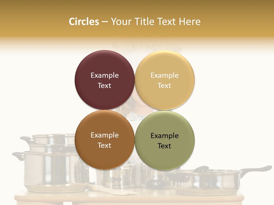 Wooden Girl Food PowerPoint Template