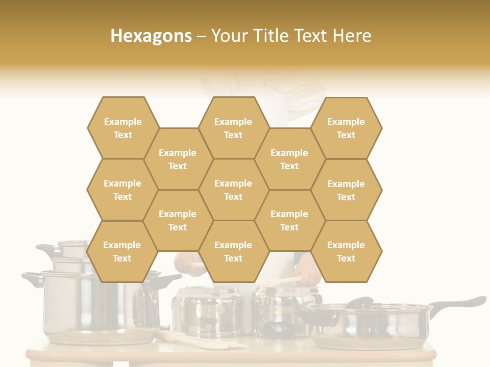 Wooden Girl Food PowerPoint Template