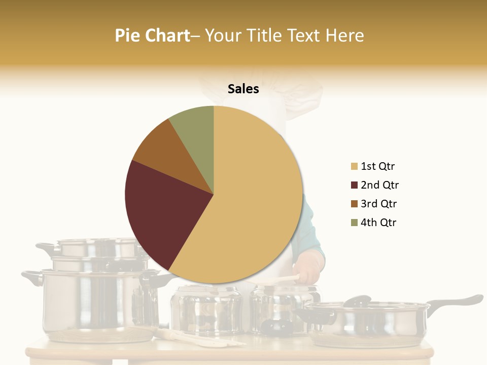 Wooden Girl Food PowerPoint Template