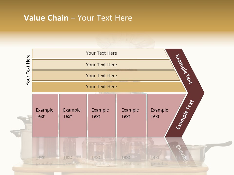 Wooden Girl Food PowerPoint Template