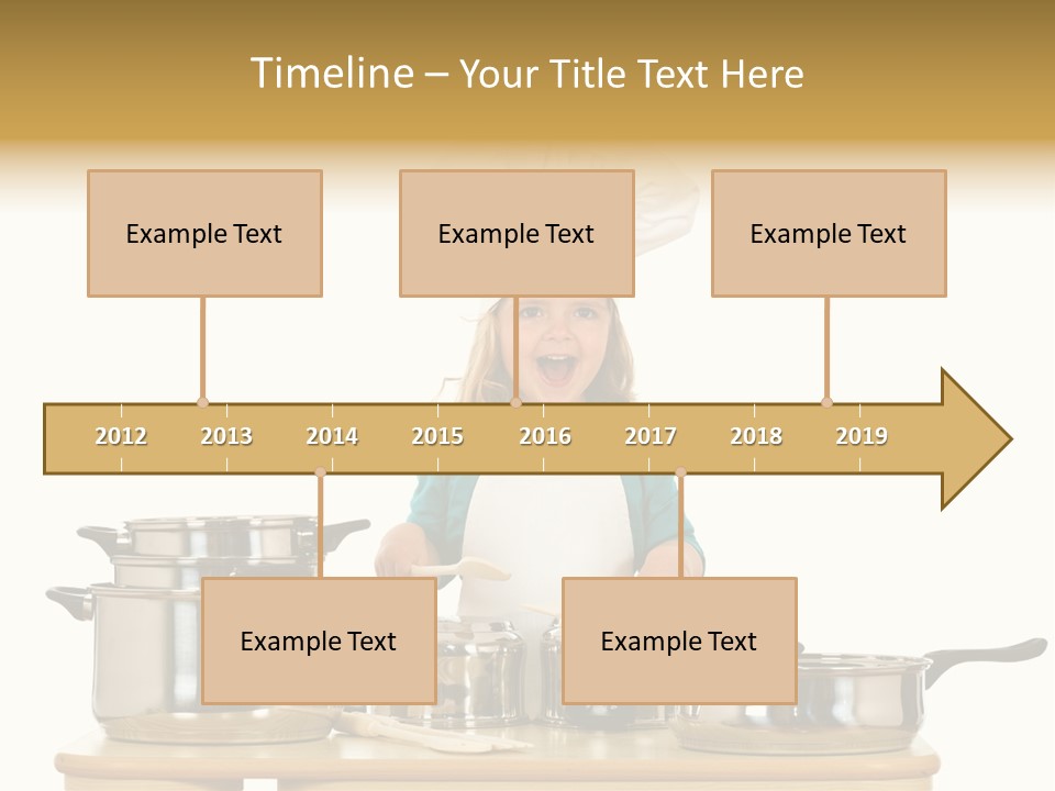 Wooden Girl Food PowerPoint Template