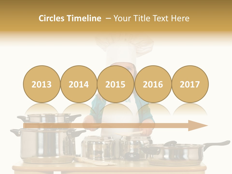 Wooden Girl Food PowerPoint Template