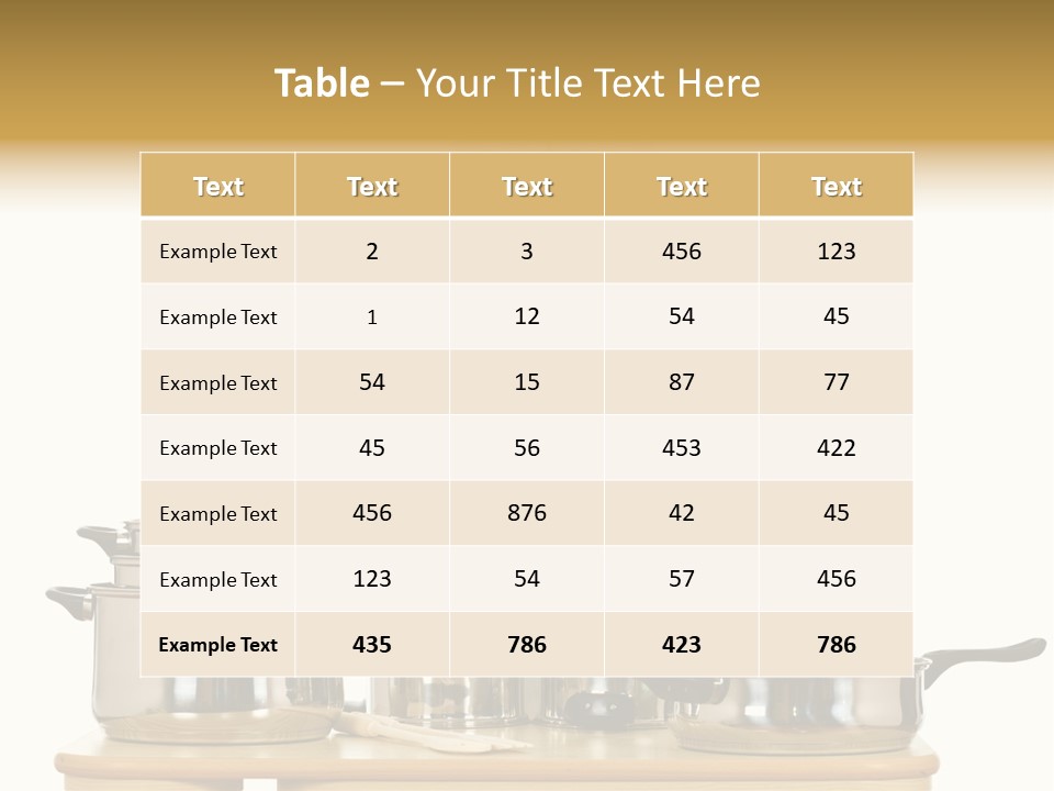 Wooden Girl Food PowerPoint Template