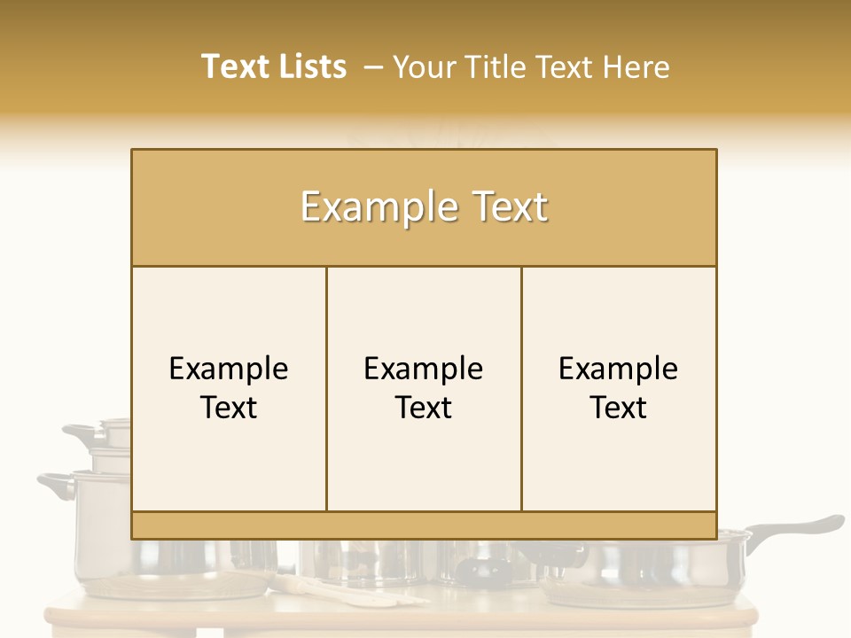 Wooden Girl Food PowerPoint Template