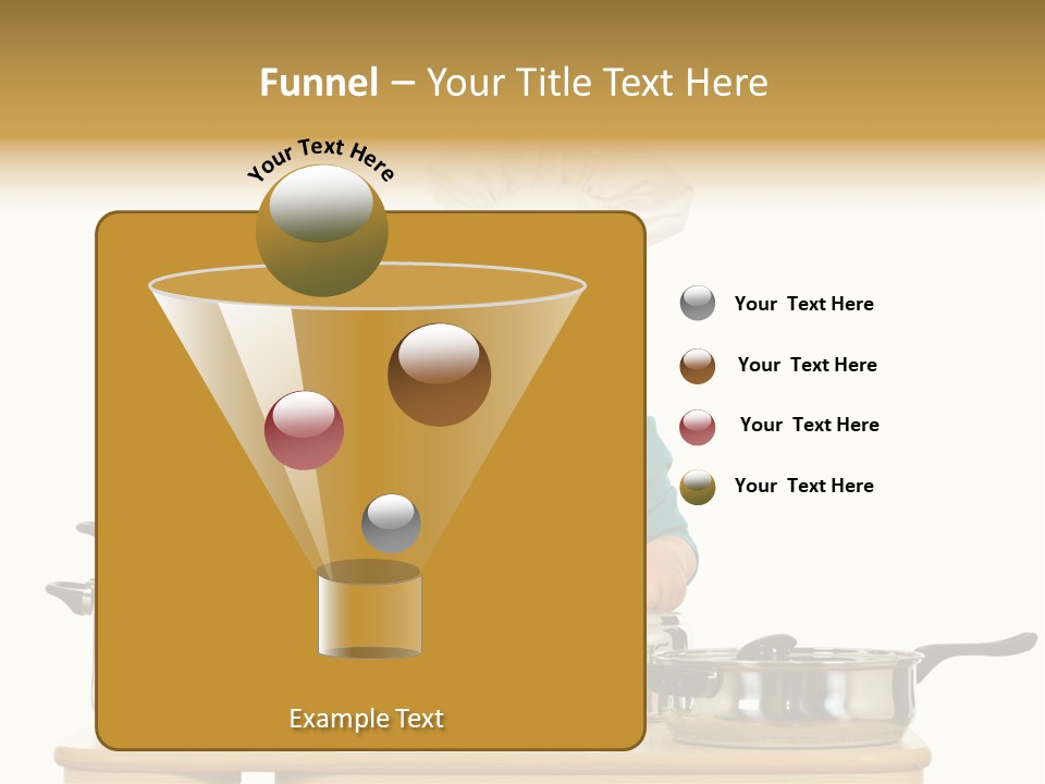 Wooden Girl Food PowerPoint Template