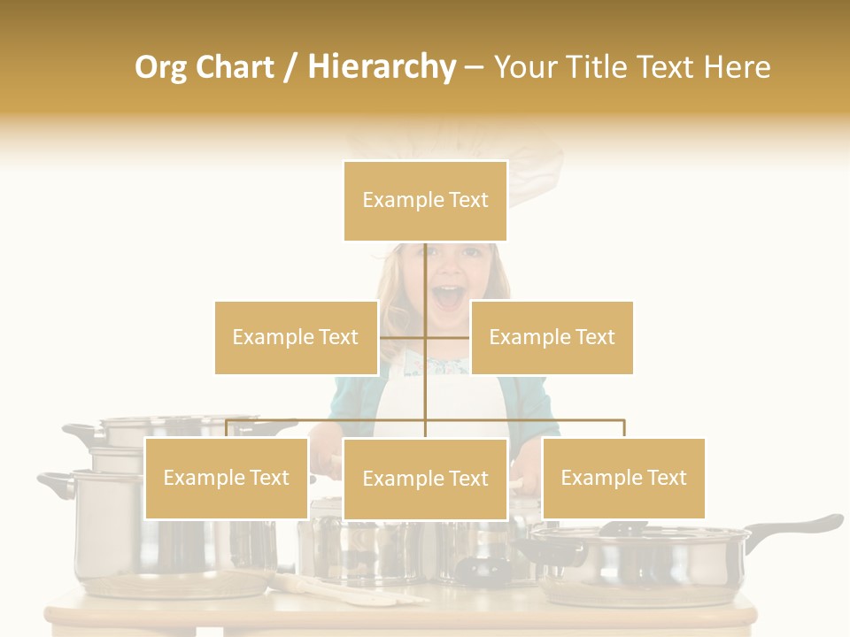 Wooden Girl Food PowerPoint Template