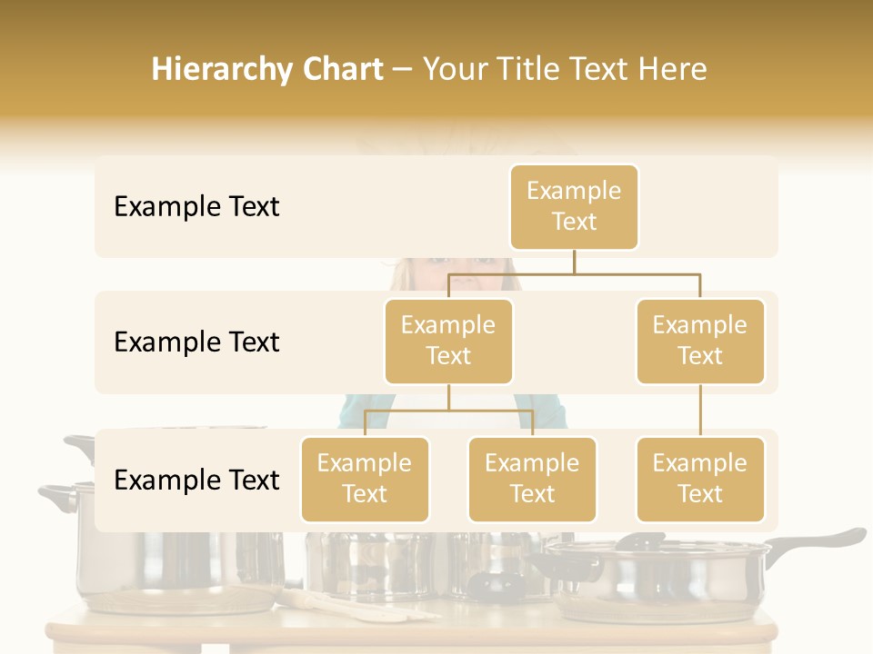 Wooden Girl Food PowerPoint Template