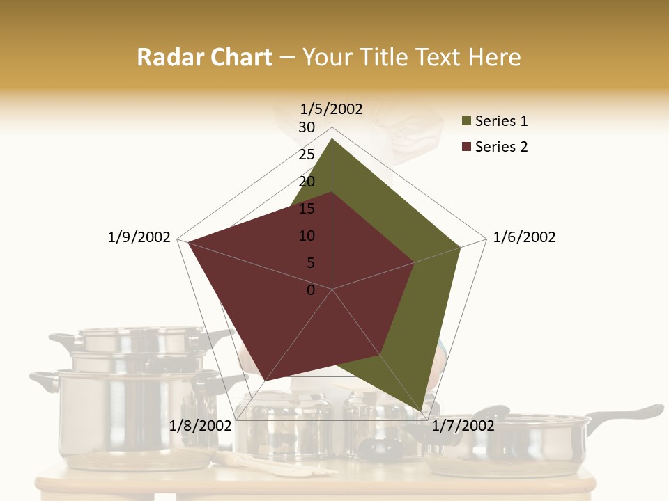 Wooden Girl Food PowerPoint Template