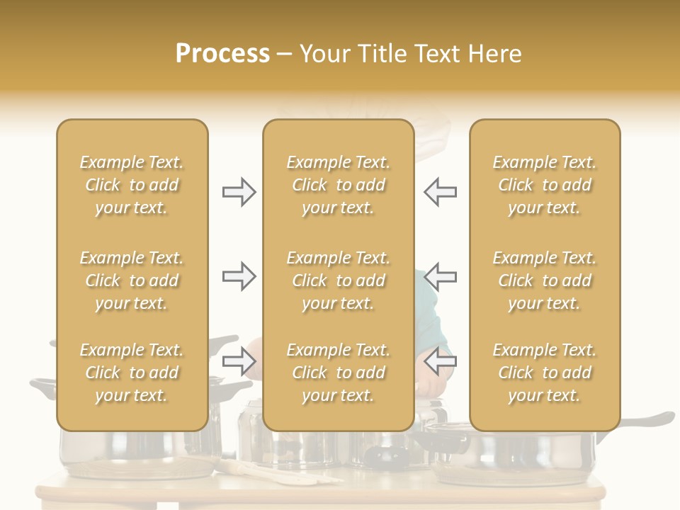 Wooden Girl Food PowerPoint Template