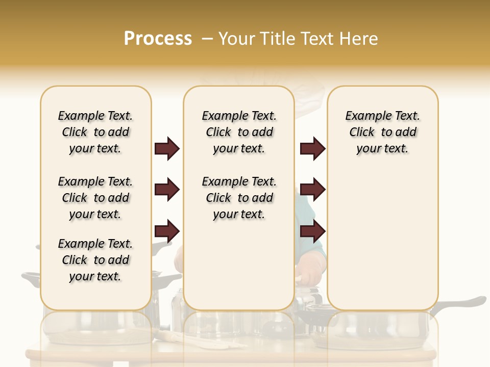 Wooden Girl Food PowerPoint Template