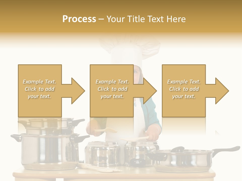 Wooden Girl Food PowerPoint Template