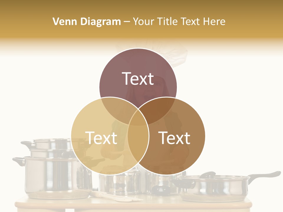 Wooden Girl Food PowerPoint Template