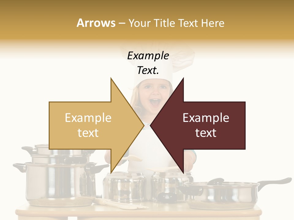 Wooden Girl Food PowerPoint Template