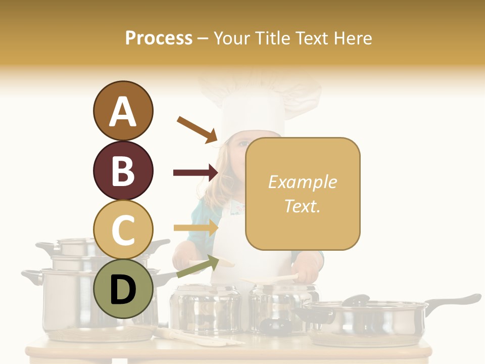 Wooden Girl Food PowerPoint Template