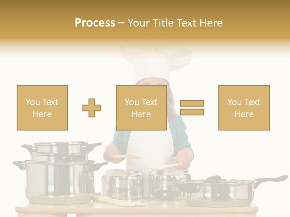 Wooden Girl Food PowerPoint Template