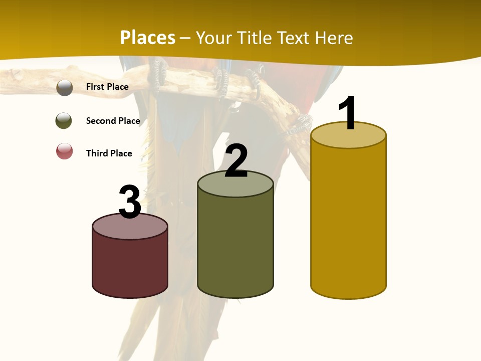 Vivid Beak Tropics PowerPoint Template