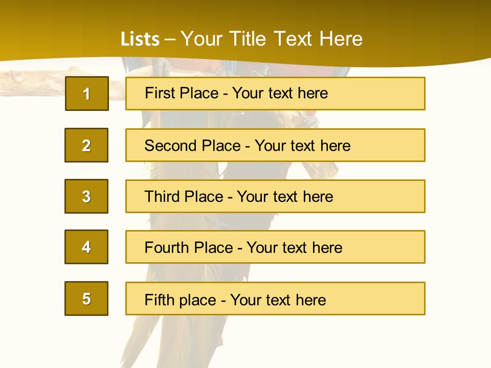 Vivid Beak Tropics PowerPoint Template