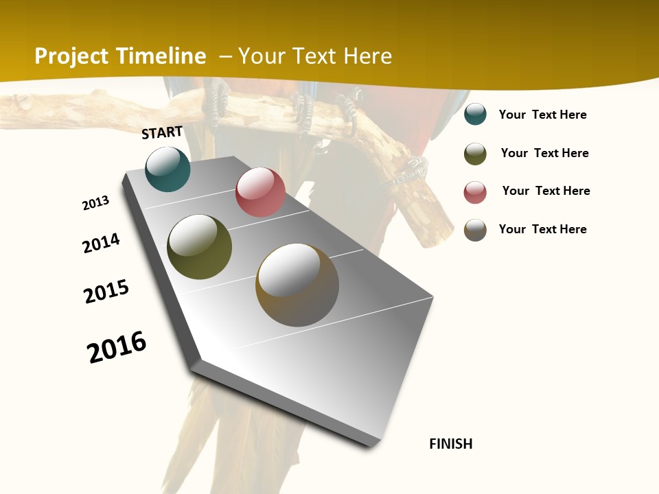 Vivid Beak Tropics PowerPoint Template