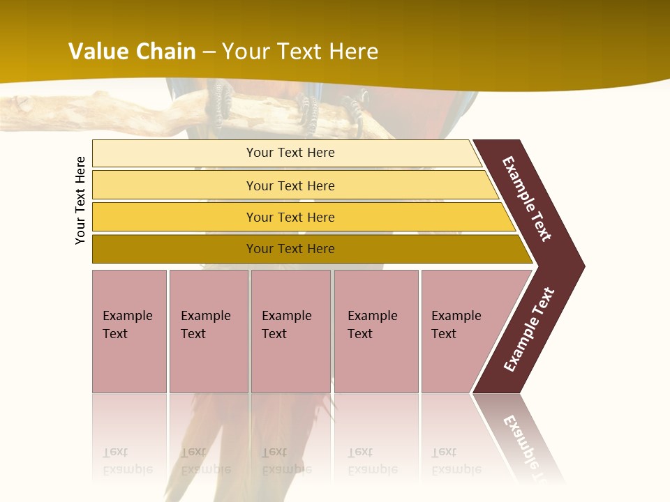 Vivid Beak Tropics PowerPoint Template