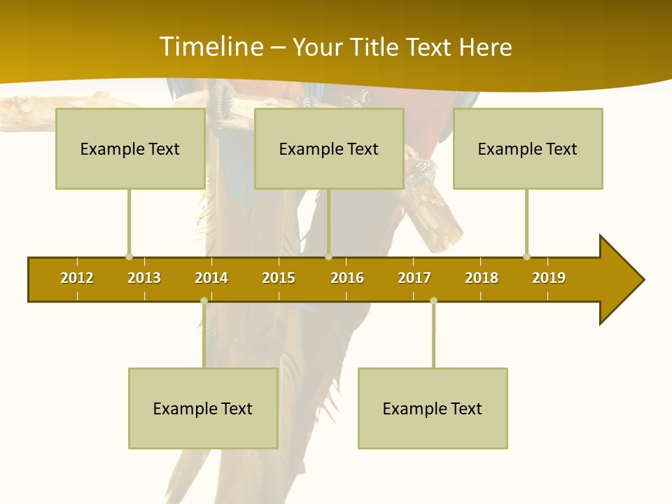 Vivid Beak Tropics PowerPoint Template