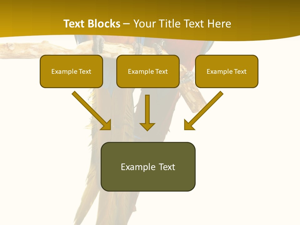 Vivid Beak Tropics PowerPoint Template