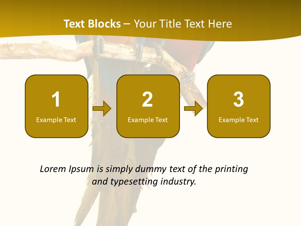 Vivid Beak Tropics PowerPoint Template