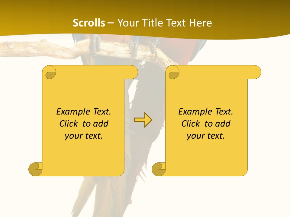 Vivid Beak Tropics PowerPoint Template