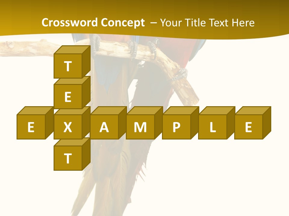 Vivid Beak Tropics PowerPoint Template