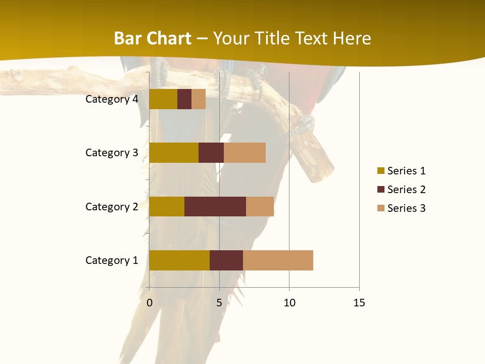 Vivid Beak Tropics PowerPoint Template