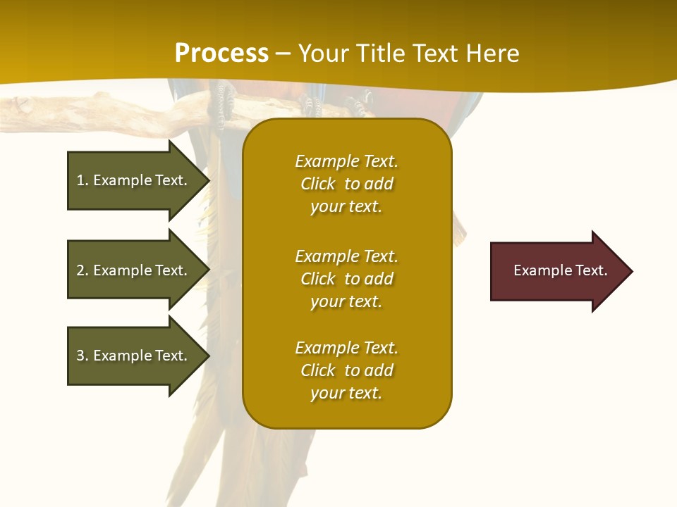 Vivid Beak Tropics PowerPoint Template