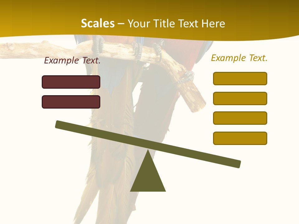 Vivid Beak Tropics PowerPoint Template