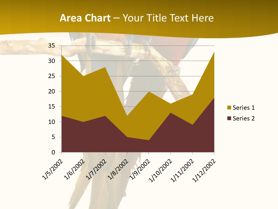 Vivid Beak Tropics PowerPoint Template