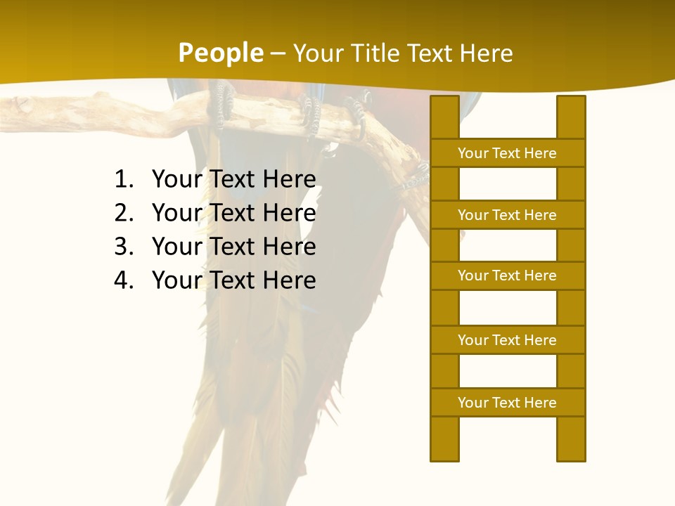 Vivid Beak Tropics PowerPoint Template