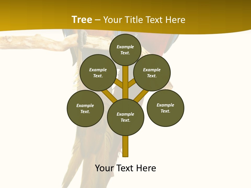 Vivid Beak Tropics PowerPoint Template