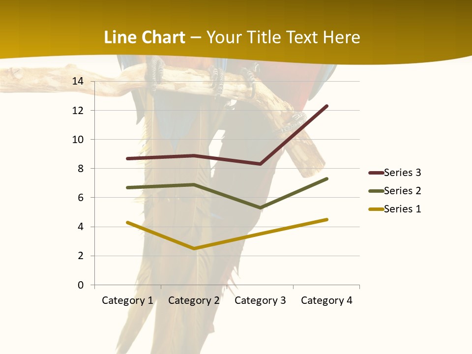 Vivid Beak Tropics PowerPoint Template