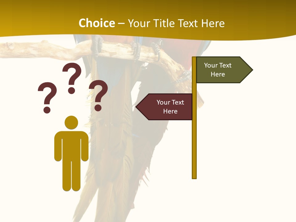 Vivid Beak Tropics PowerPoint Template