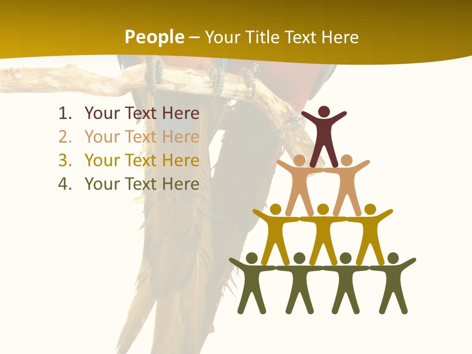 Vivid Beak Tropics PowerPoint Template