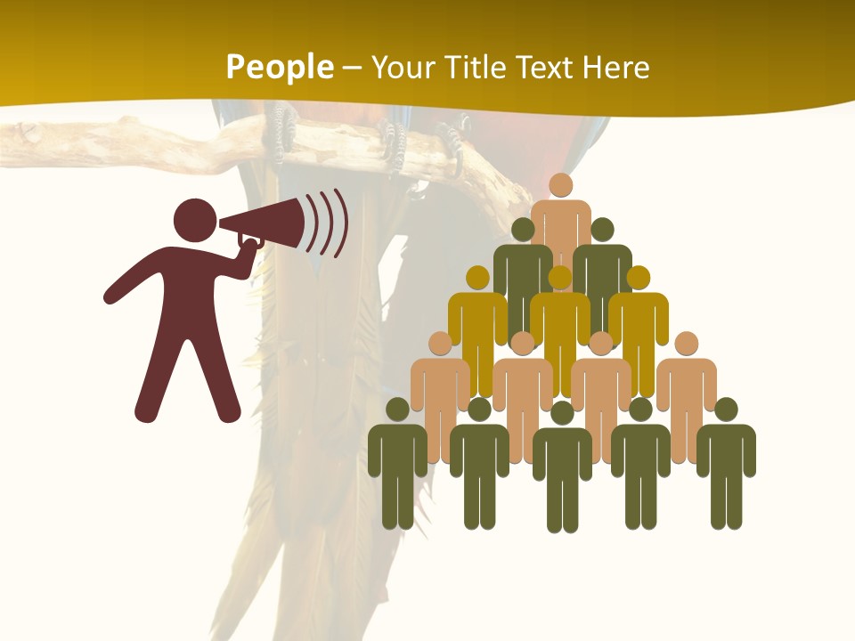 Vivid Beak Tropics PowerPoint Template