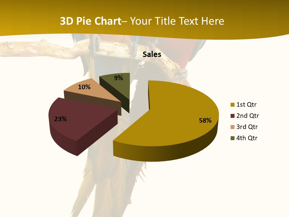 Vivid Beak Tropics PowerPoint Template