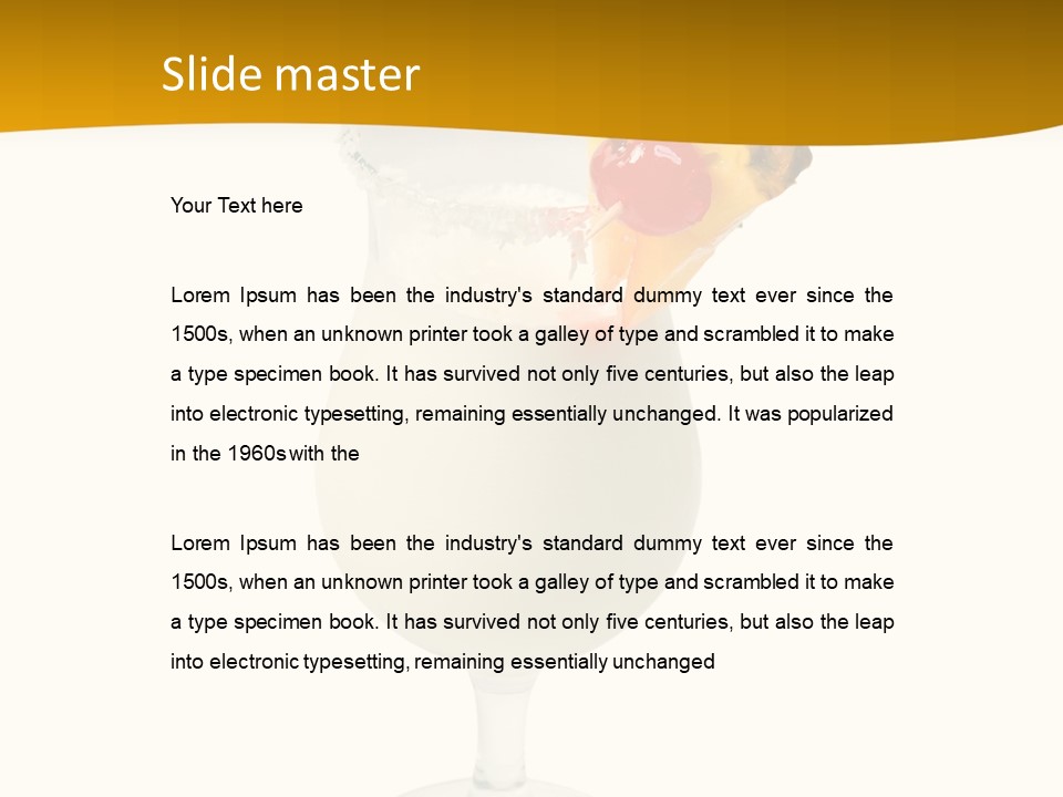 Cold Isolated Decoration PowerPoint Template