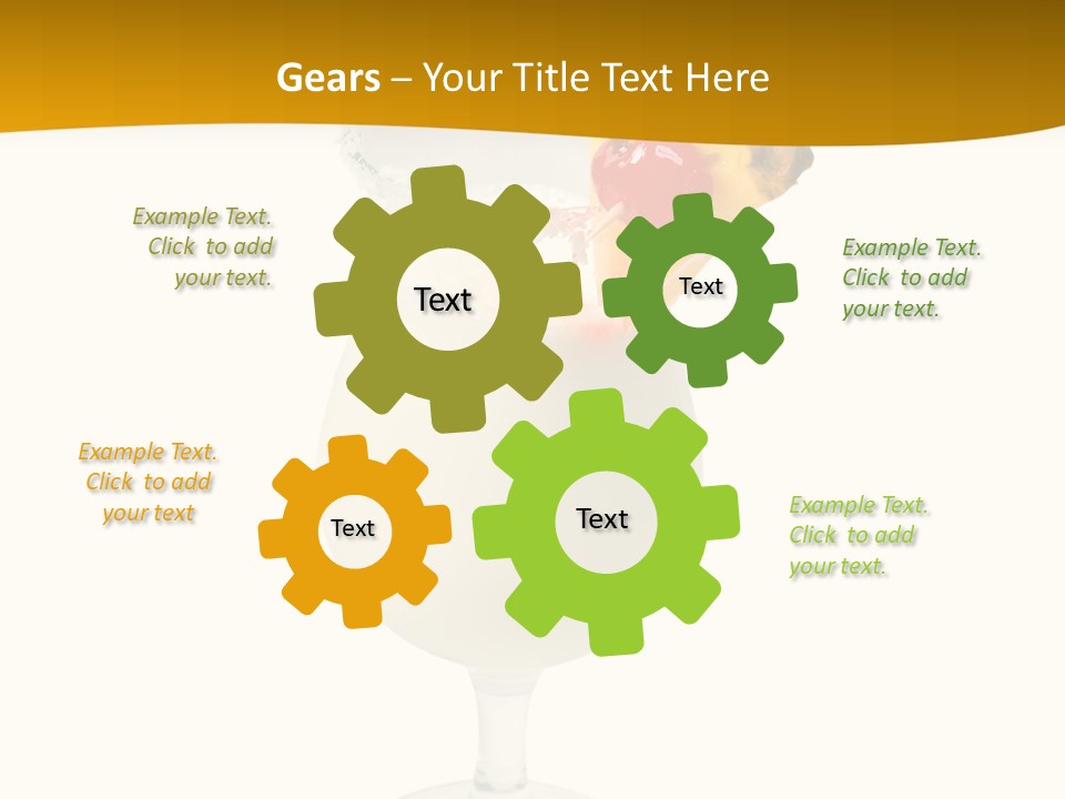 Cold Isolated Decoration PowerPoint Template