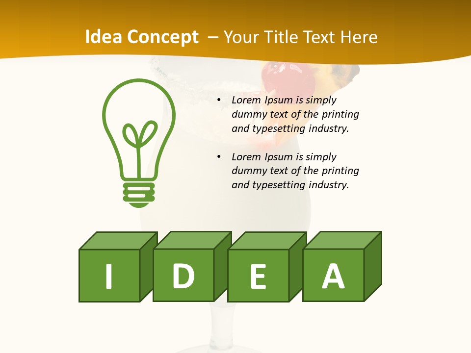 Cold Isolated Decoration PowerPoint Template
