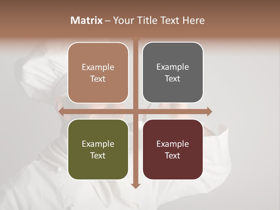 Nutrition Dinner Wooden PowerPoint Template