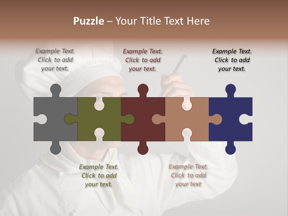 Nutrition Dinner Wooden PowerPoint Template