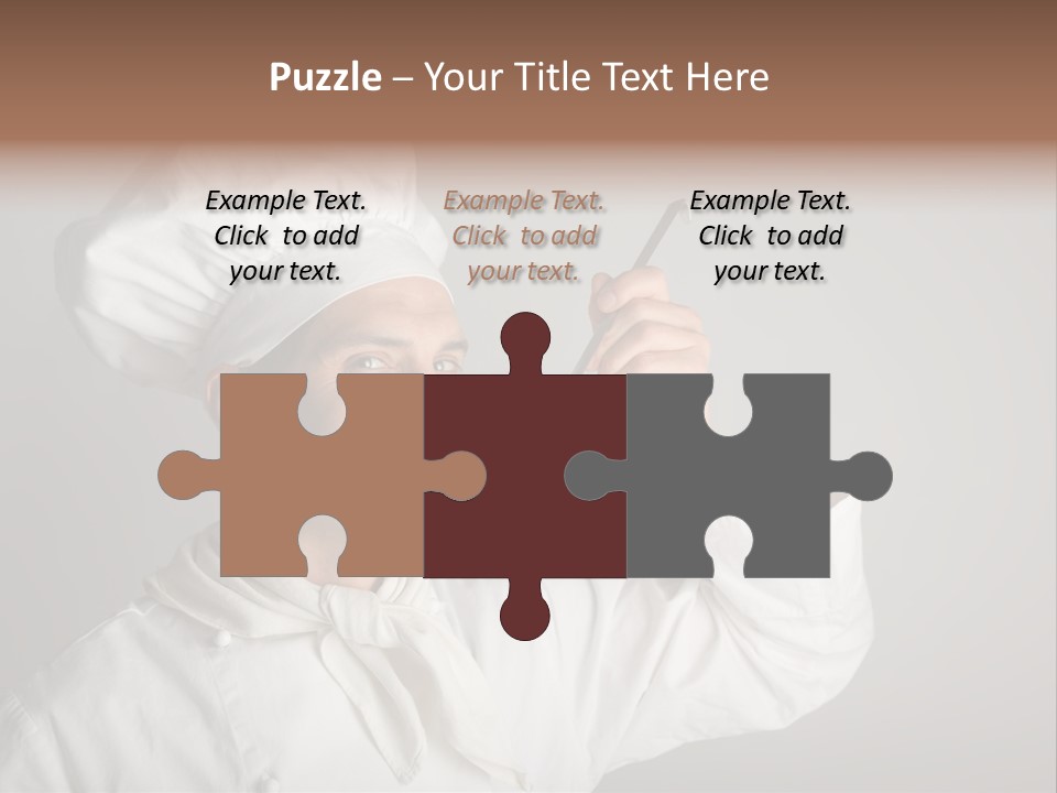 Nutrition Dinner Wooden PowerPoint Template