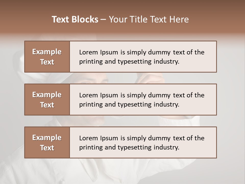 Nutrition Dinner Wooden PowerPoint Template