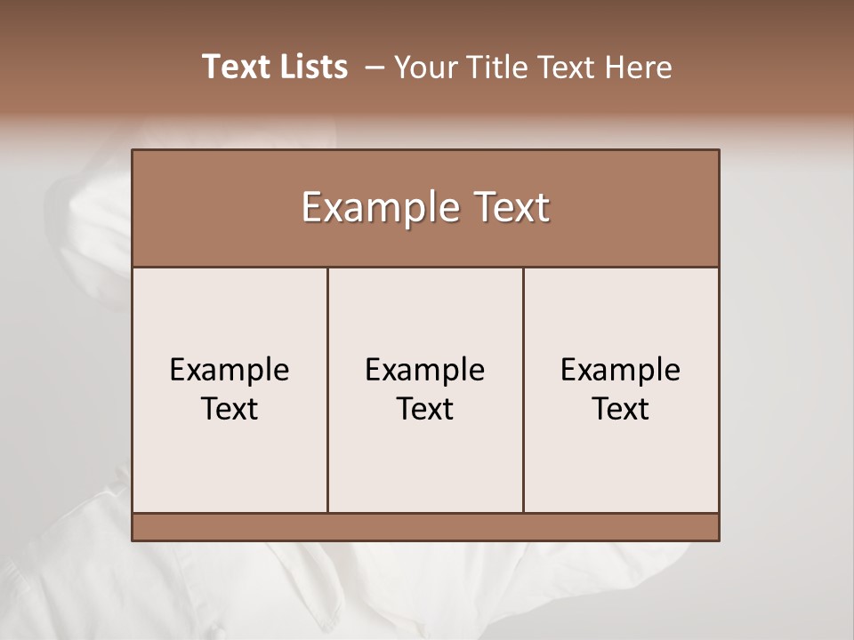 Nutrition Dinner Wooden PowerPoint Template