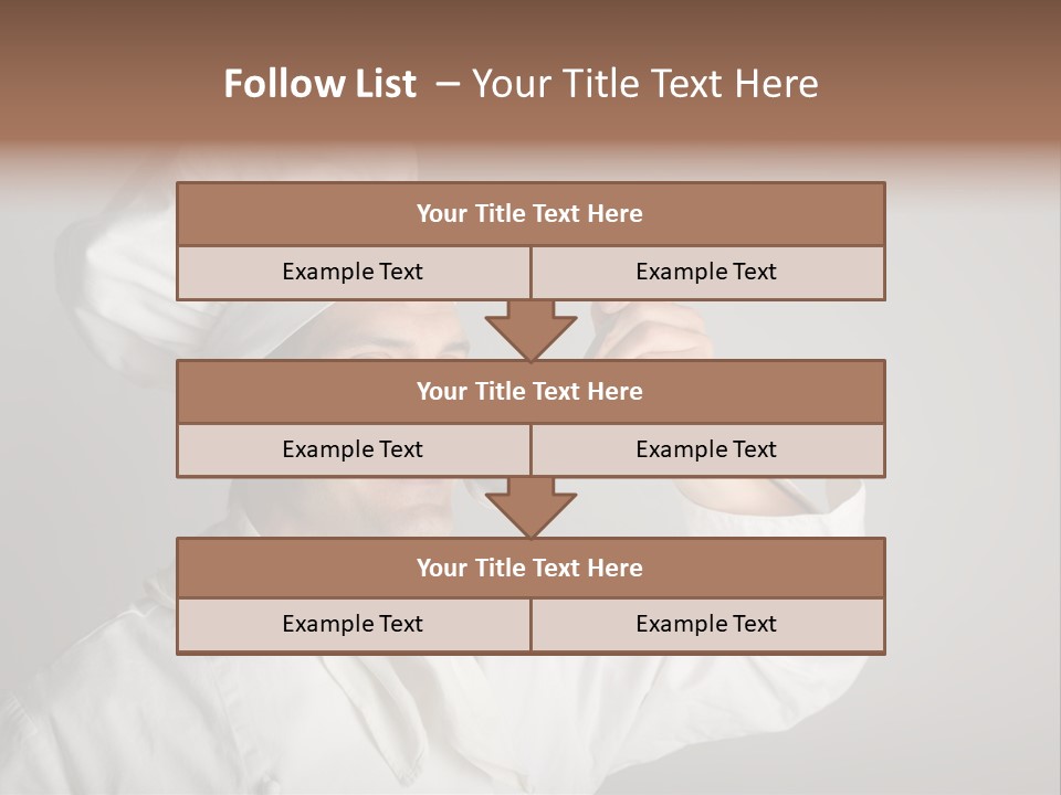 Nutrition Dinner Wooden PowerPoint Template