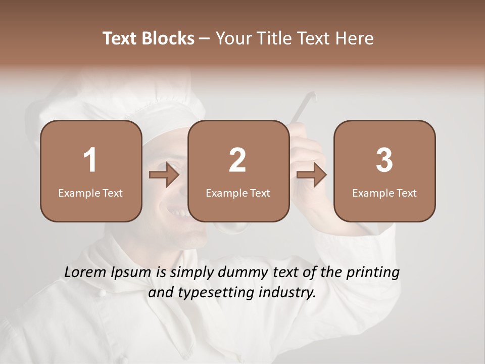 Nutrition Dinner Wooden PowerPoint Template